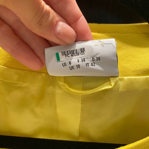 Akris Punto Yellow Zip Up - Picture 4 of 4